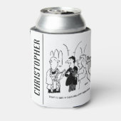 Bridegroom wil een afkoelingsperiode blikjeskoeler (Blikje Achterkant)