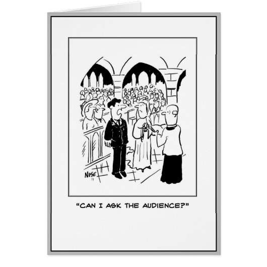 Bridegroom wil "het publiek vragen". (Voorkant)