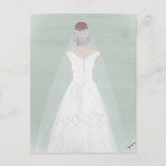 Bridekaart Briefkaart (Voorkant)