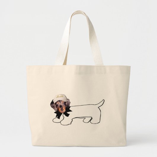 Bride's Autograaf Hound Canvas tas (Voorkant)