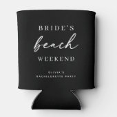Brides Beach Weekend | Kust Black Bachelorette Blikjeskoeler (Achterkant)