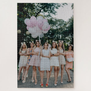 Bride's Besties Wedding Bridesmaids DY Foto toevoe Legpuzzel