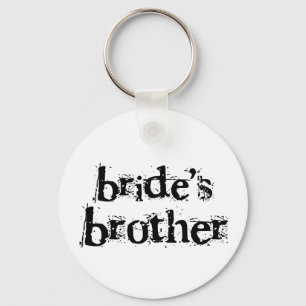 Bride's Brother Black Text Sleutelhanger