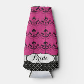 Bride's Chandelier Damask Pattern Flesjeskoeler (Voorkant)