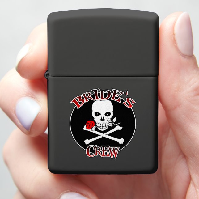 Bride's Crew Zippo Lighter (In Hand)