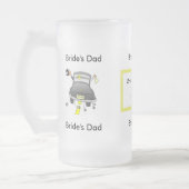 Bride's Dad Glass Beer Mok Sjabloon (Links)