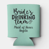Bride's Drink Team Party Crew Statement Graphic Blikjeskoeler (Achterkant)