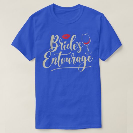Bride's Entourage, Bridesmaid proposal Gift, Brida T-shirt (Design voorkant)