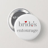 Bride's Entourage Button (Voorkant /achterkant)