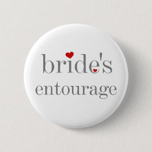 Bride's Entourage Button