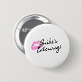 Brides Entourage Lips Ronde Button 5,7 Cm (Voorkant /achterkant)