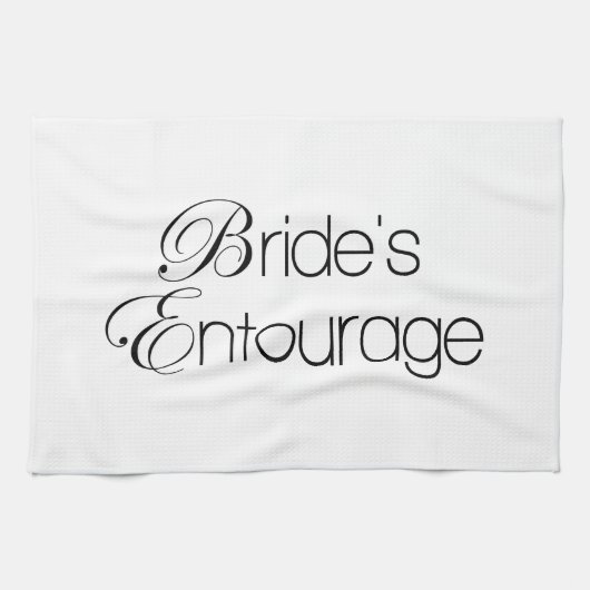 Bride's Entourage Theedoek (Horizontaal)