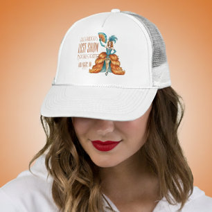 Bride's Final Show Art Deco Showgirl Bachelorette Trucker Pet