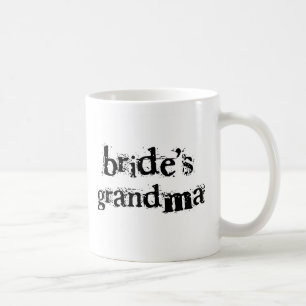 Bride's Grandma Black Text Koffiemok