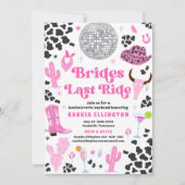 Brides last Ride Bachelorette Weekend Itinerary Kaart (Voorkant)