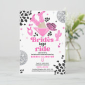 Brides last Ride Bachelorette Weekend Itinerary Kaart (Staand voorkant)