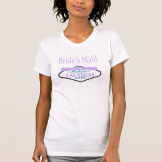 Bride's Maid Las Vegas Lila Scoop Neck Shirt