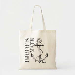 Bride's Mate schets Anker Monogram CANVAS TAS