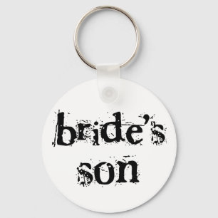 Bride's Son Black Text Sleutelhanger