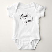 Bride's Squad Baby Romper (Voorkant)