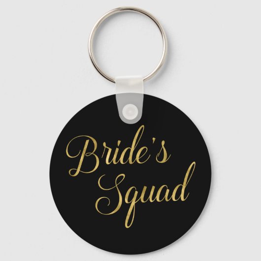 Bride's Squad Bridesmaid Gift Sleutelhanger (Voorkant)