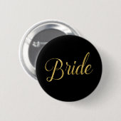 Bride's Squad Matching Bride Pin Ronde Button 5,7 Cm (Voorkant /achterkant)