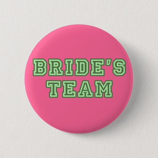 Bride's Team Lapel Button (Voorkant)