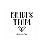 Bride's Team Stamper Rubberstempel (Afrduk)