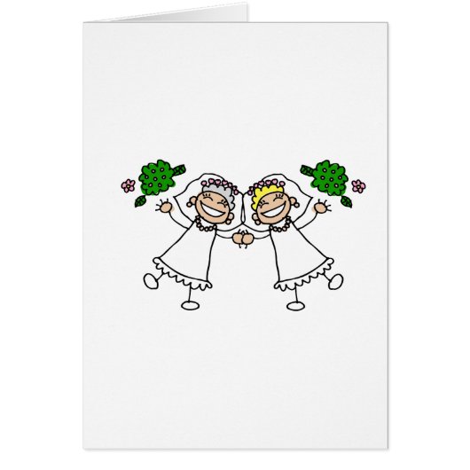 Brides Tossing Bouquests (Voorkant)