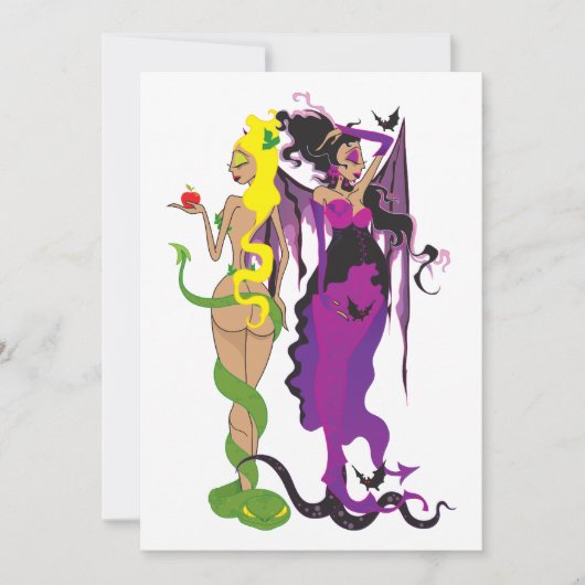 Brides van Adam-uitnodigingen Kaart (Voorkant)