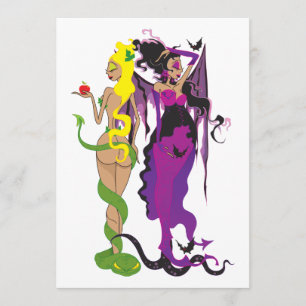 Brides van Adam-uitnodigingen Kaart