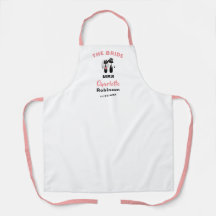 Brides Wedding Day Speciaal Apron gepersonaliseerd