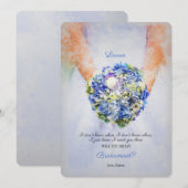 Bridesmaid-aanvraagkaart Kaart (Voorkant / Achterkant)