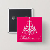 Bridesmaid Bachelorette Party Button (Voorkant /achterkant)