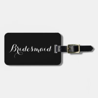 Bridesmaid bagagelabel