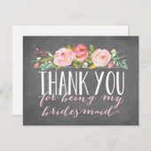 Bridesmaid Bedankt | Bridesmaid (Voorkant / Achterkant)