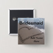 Bridesmaid Button (Voorkant /achterkant)