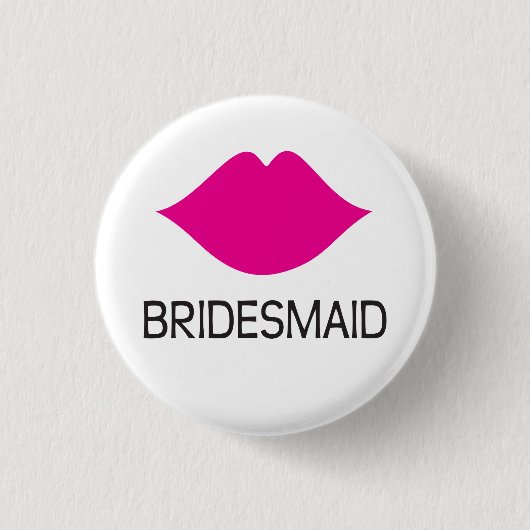 Bridesmaid Button (Voorkant)