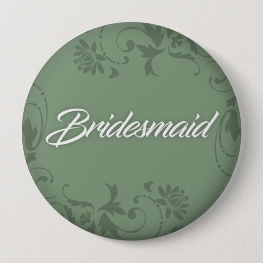 Bridesmaid Button voor Tas (Voorkant)