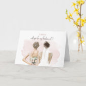 Bridesmaid - Carte Gwin Note (Fleur jaune)