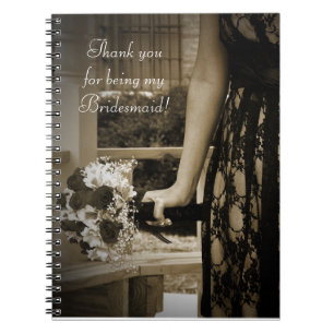 Bridesmaid Dank je cadeautje Notitieboek