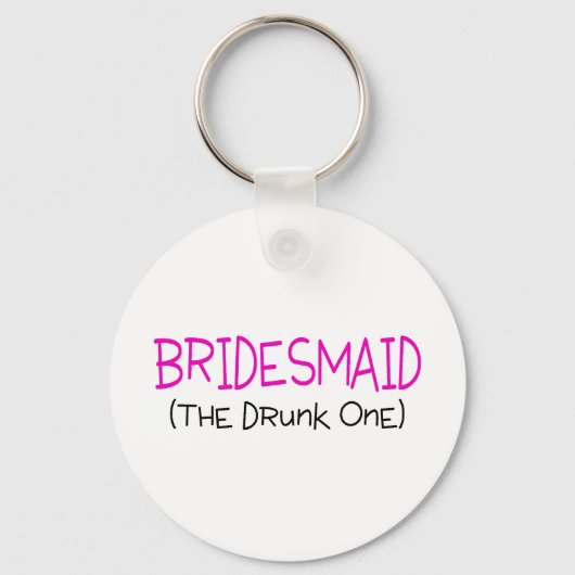 Bridesmaid de Drink Sleutelhanger (Voorkant)