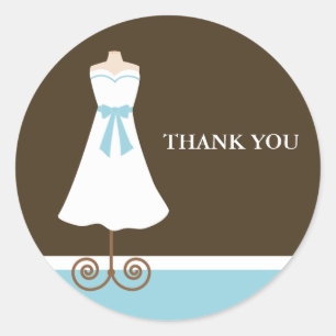 Bridesmaid Dress Ronde Sticker