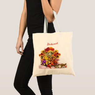 Bridesmaid Engagemenet Wedding Bride Canvas tas