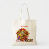 Bridesmaid Engagemenet Wedding Bride Canvas tas (Voorkant)
