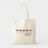 Bridesmaid Espresso Martini Bachelorette Tote Bag (Voorkant)