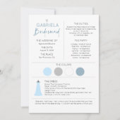 Bridesmaid Information and proposal Kaart Sjabloon (Voorkant)