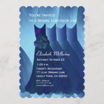Bridesmaid Luncheon Brunch Blue Dresses V01