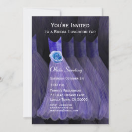 Bridesmaid Luncheon of Brunch Paarse jurken V01 Kaart