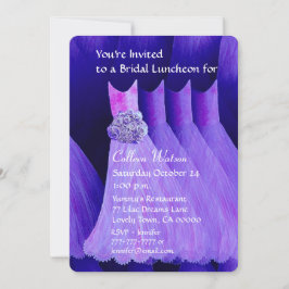 Bridesmaid Luncheon of Brunch Royal Paars V02H Kaart